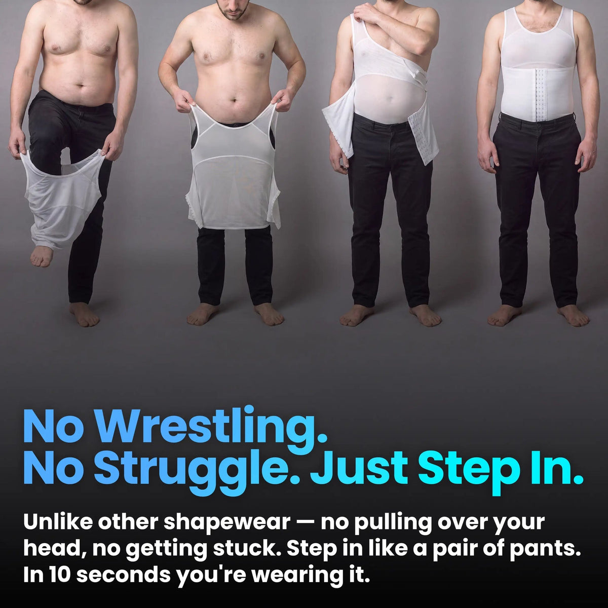 SlimShirt™ 3.0 - NEW Adjustable Men's Compression Undershirt