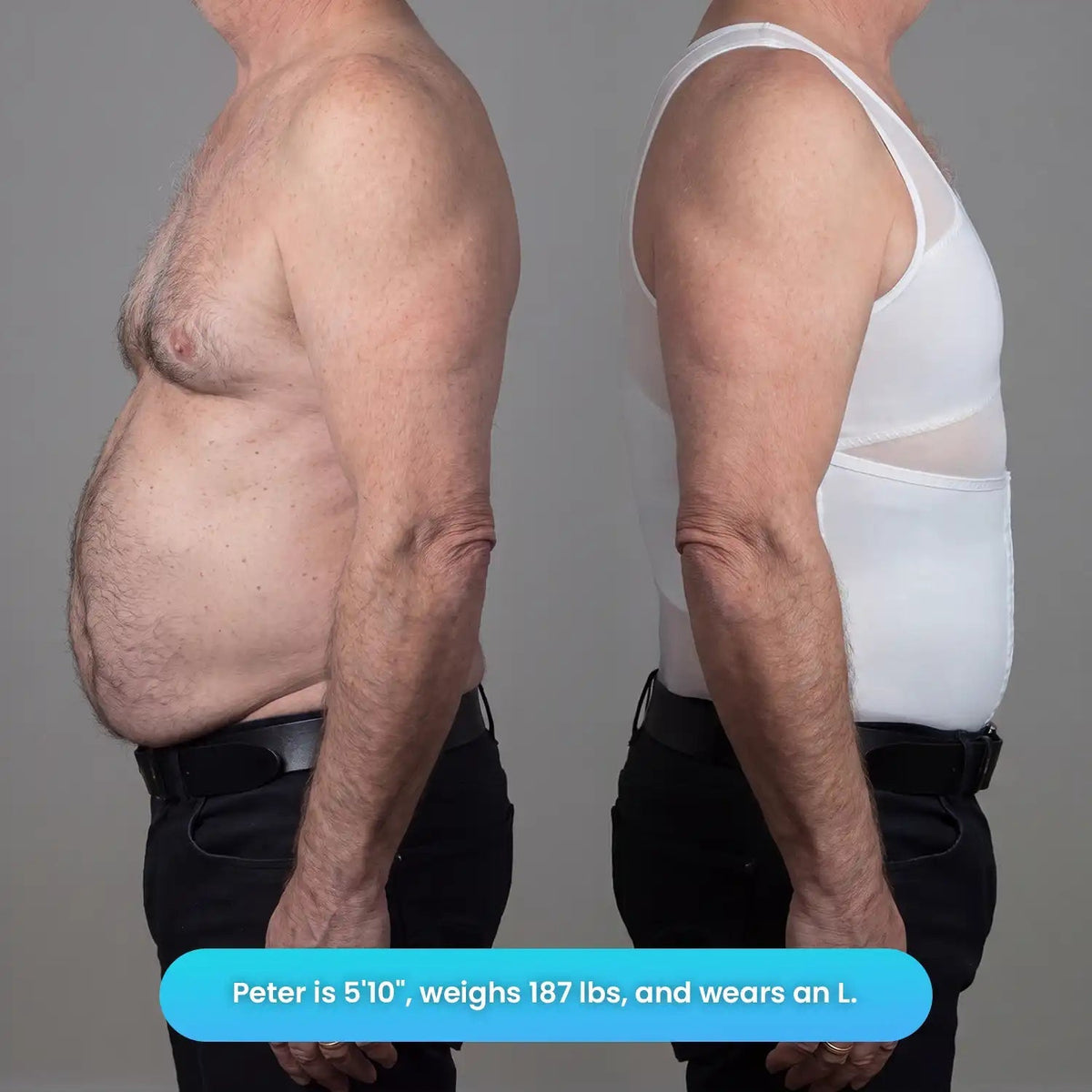 SlimShirt™ 3.0 - NEW Adjustable Men's Compression Undershirt