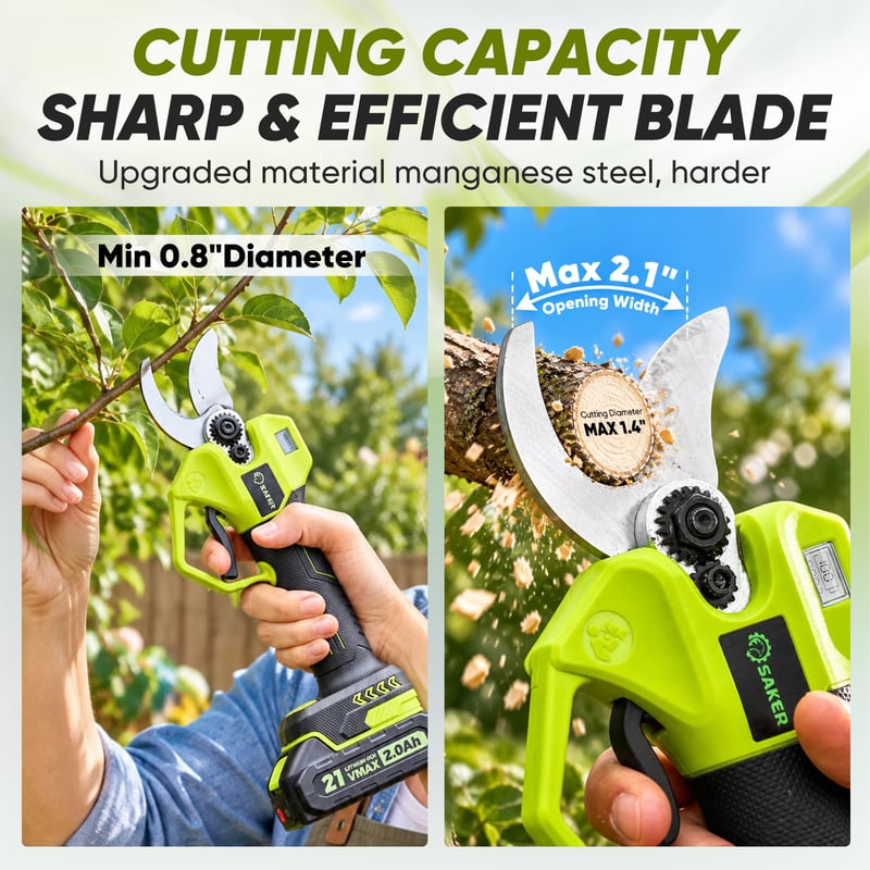ZYVORAL® Cordless Electric Pruning Shears