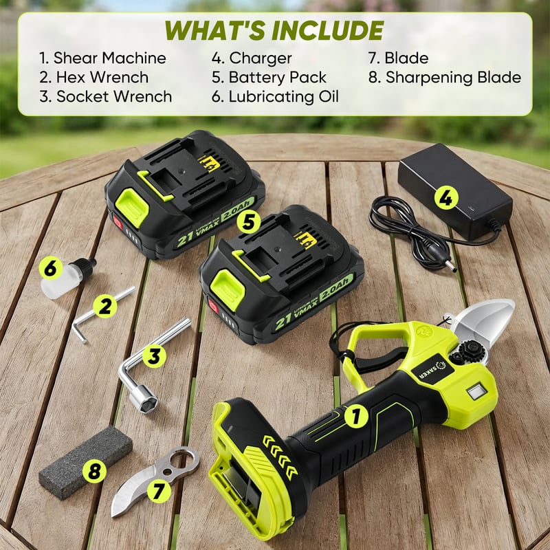 ZYVORAL® Cordless Electric Pruning Shears