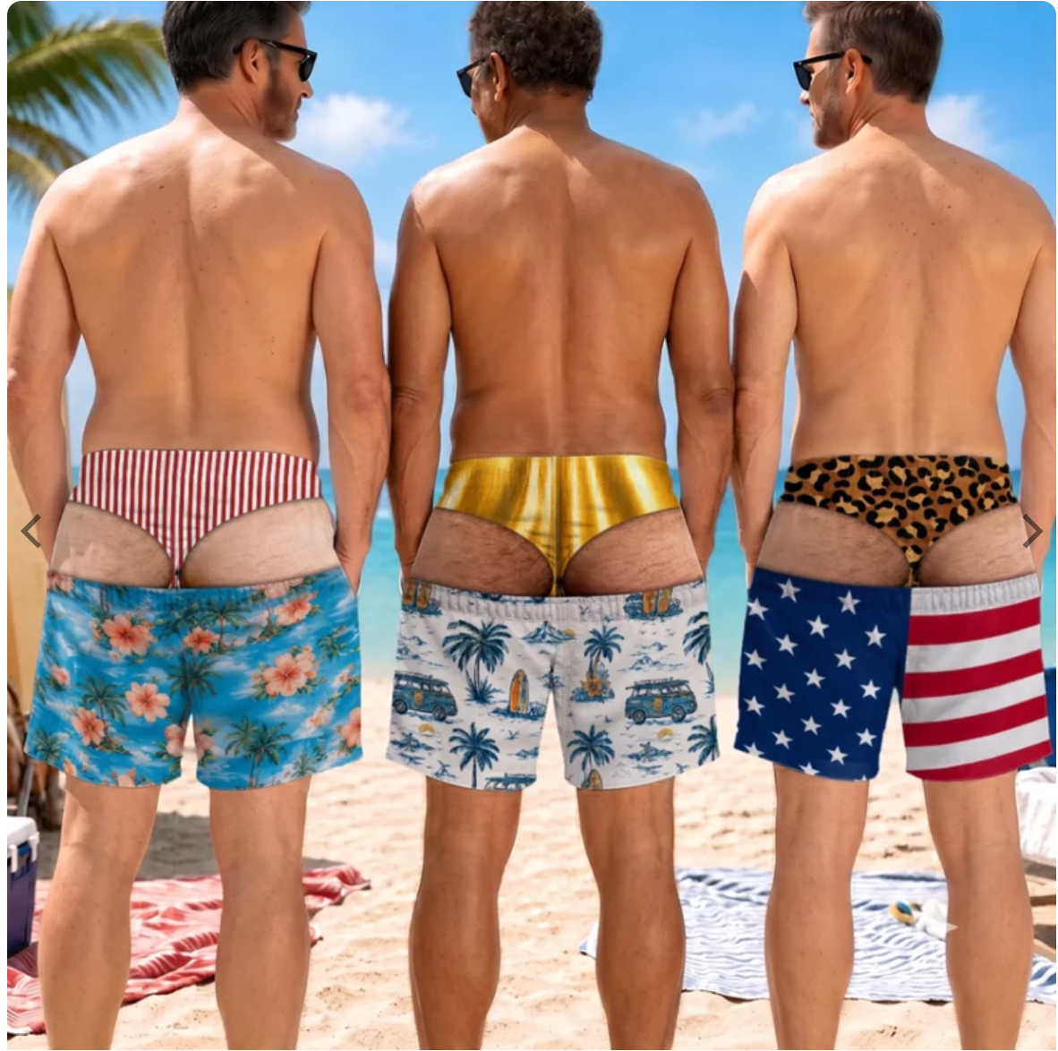 ZYVORAL® Cheeky Swim Trunks