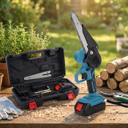 ZYVORAL 6” Lightweight Mini Chainsaw Kit