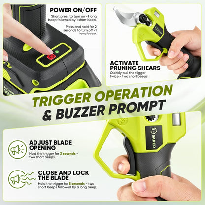 ZYVORAL® Cordless Electric Pruning Shears
