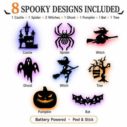 Zyvoral® Decorative LED Silhouette Lights Stickers