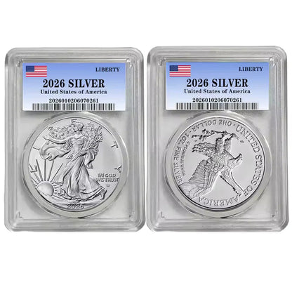 2026 1 oz Silver American Eagle $1 Coin – Brilliant Uncirculated