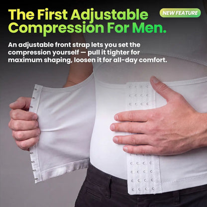 SlimShirt™ 3.0 - NEW Adjustable Men's Compression Undershirt