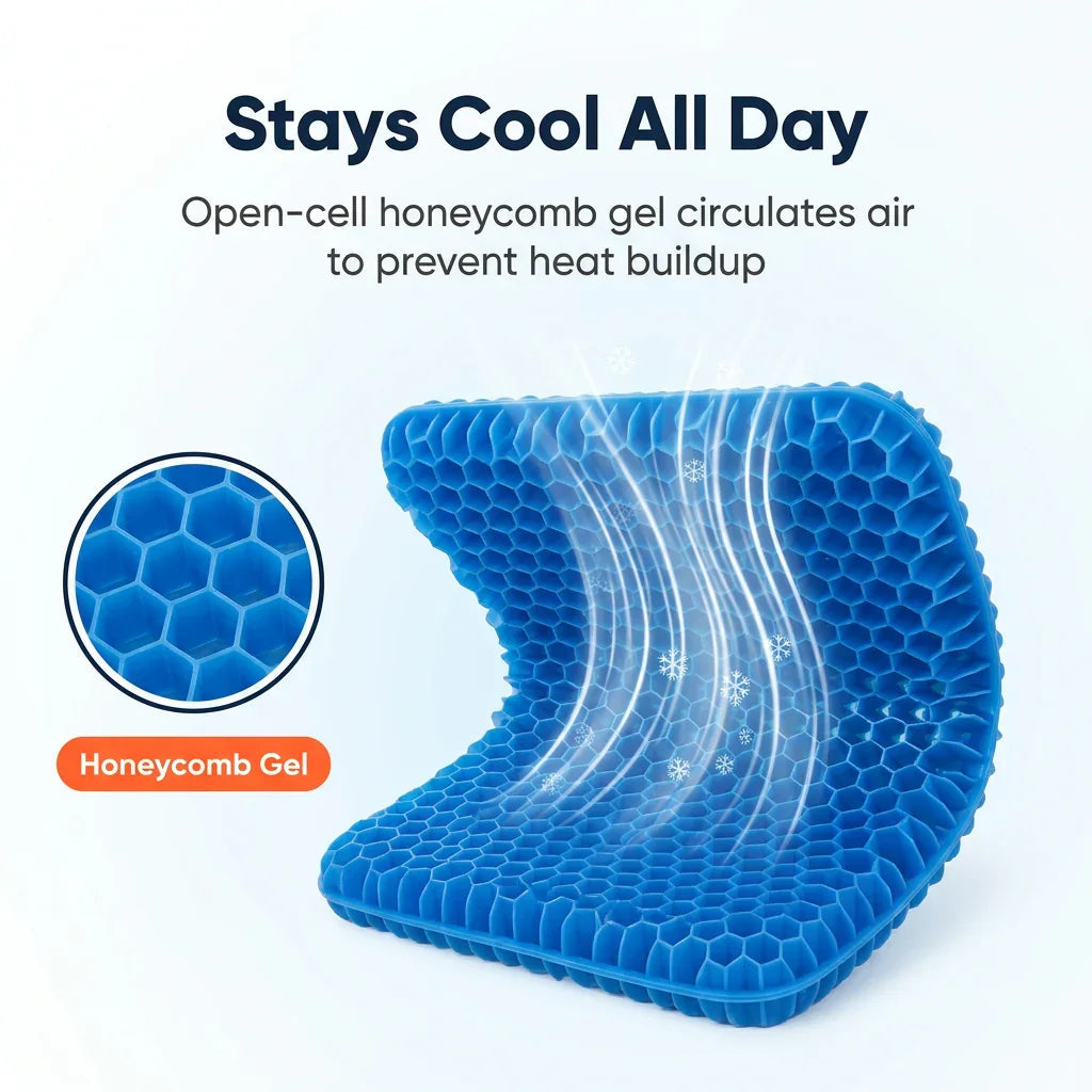 Ultra-Cooling Gel Sitting Cushion
