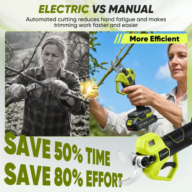 ZYVORAL® Cordless Electric Pruning Shears