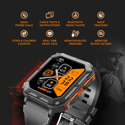 Zyvoral®  Rugged Smartwatch