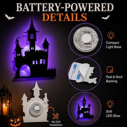 Zyvoral® Decorative LED Silhouette Lights Stickers